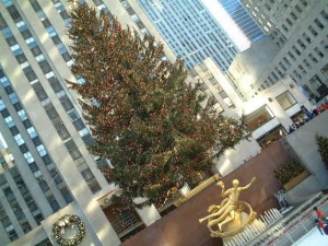 ロックフェラーセンターのツリー