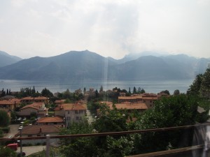 ルガーノからのバスで