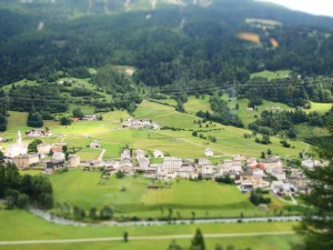 ベルニナ急行の車窓から