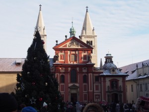 城内ももちろんクリスマスモード。