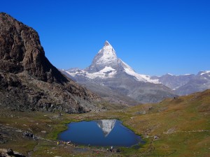 逆さマッターホルン