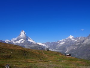 マッターホルンとハイキングコース