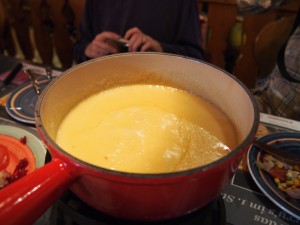 チーズフォンデュ