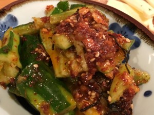 ピリ辛きゅうり