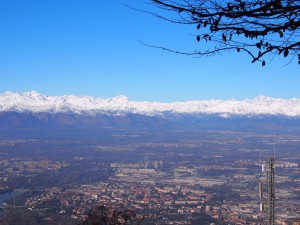 山頂からトリノ市内