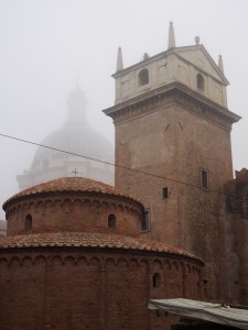 ドゥオモが見えない…。