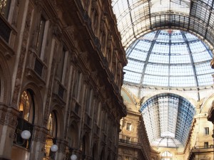 ミラノのアーケード