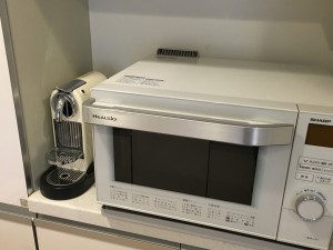 レンジとNespresso