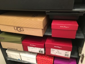 ブーツの箱がないのは、ローマで貰い損ねたからです…。