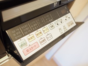 グリルの操作盤