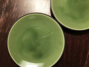 緑の皿