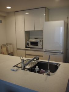 旧居のキッチン