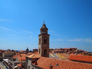 ドゥブロヴニク城壁上