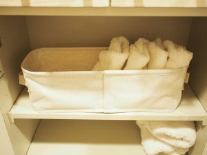 ハンドタオル入れ