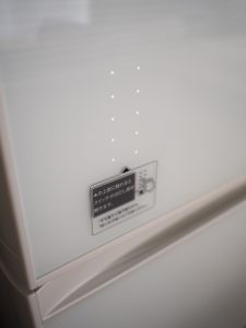 冷蔵庫のタッチパネル