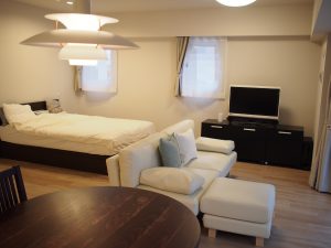 ソファ位置変更