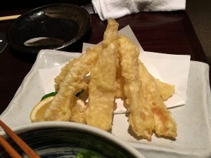 エイひれの天麩羅